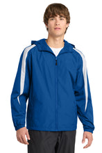 Load image into Gallery viewer, Sport-Tek ®  Fleece-Lined Colorblock Jacket. JST81

