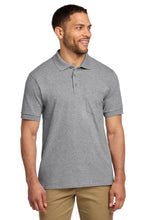 Load image into Gallery viewer, Port &amp; Co ®  Core Blend Jersey Knit Pocket Polo. KP55P
