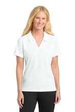 Load image into Gallery viewer, Sport-Tek ®  Women's Dri-Mesh ®  V-Neck Polo.  L469
