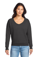 Load image into Gallery viewer, Port &amp; Co ®  Women's Beach Wash ®  Garment-Dyed V-Neck Sweatshirt LPC098V
