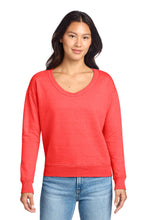 Load image into Gallery viewer, Port &amp; Co ®  Women's Beach Wash ®  Garment-Dyed V-Neck Sweatshirt LPC098V
