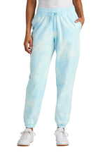 Load image into Gallery viewer, Port &amp; Co ®  Women's Beach Wash ®  Cloud Tie-Dye Sweatpant LPC140P
