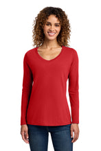 Load image into Gallery viewer, Port &amp; Co ®  Women's Long Sleeve Fan Favorite V-Neck Tee. LPC450VLS
