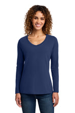 Load image into Gallery viewer, Port &amp; Co ®  Women's Long Sleeve Fan Favorite V-Neck Tee. LPC450VLS
