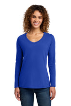 Load image into Gallery viewer, Port &amp; Co ®  Women's Long Sleeve Fan Favorite V-Neck Tee. LPC450VLS
