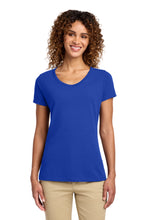 Load image into Gallery viewer, Port &amp; Co ®  Women's Fan Favorite V-Neck Tee. LPC450V
