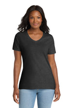 Load image into Gallery viewer, Port &amp; Co ®  Women's Core Cotton V-Neck Tee. LPC54V
