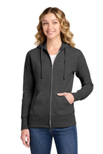 Load image into Gallery viewer, Port &amp; Co ®  Women's Core Fleece Full-Zip Hooded Sweatshirt. LPC78ZH
