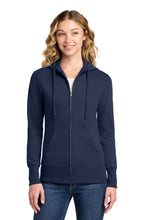 Load image into Gallery viewer, Port &amp; Co ®  Women's Core Fleece Full-Zip Hooded Sweatshirt. LPC78ZH
