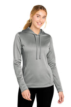 Load image into Gallery viewer, Sport-Tek  ®  Women's PosiCharge  ®  Sport-Wick  ®  Heather Fleece Hooded Pullover. LST264
