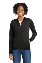 Load image into Gallery viewer, Sport-Tek  ®  Women's Lightweight French Terry Bomber LST274
