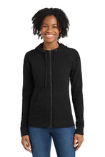 Load image into Gallery viewer, Sport-Tek  ®  Women's PosiCharge  ®  Tri-Blend Wicking Fleece Full-Zip Hooded Jacket LST293
