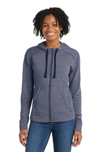 Load image into Gallery viewer, Sport-Tek  ®  Women's PosiCharge  ®  Tri-Blend Wicking Fleece Full-Zip Hooded Jacket LST293
