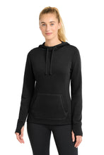 Load image into Gallery viewer, Sport-Tek  ®  Women's PosiCharge  ®  Tri-Blend Wicking Fleece Hooded Pullover. LST296
