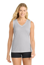 Load image into Gallery viewer, Sport-Tek ®  Women's Sleeveless PosiCharge ®  Competitor™ V-Neck Tee. LST352
