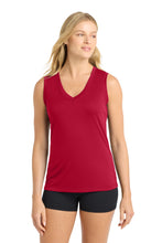 Load image into Gallery viewer, Sport-Tek ®  Women's Sleeveless PosiCharge ®  Competitor™ V-Neck Tee. LST352
