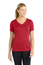 Load image into Gallery viewer, Sport-Tek ®  Women's PosiCharge ®  Competitor™ V-Neck Tee. LST353
