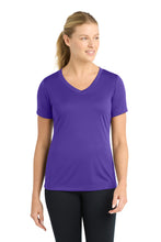 Load image into Gallery viewer, Sport-Tek ®  Women's PosiCharge ®  Competitor™ V-Neck Tee. LST353
