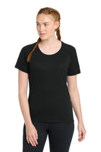 Load image into Gallery viewer, Sport-Tek  ®  Women's PosiCharge  ®  Tri-Blend Wicking Scoop Neck Raglan Tee. LST400
