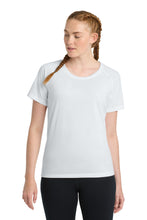 Load image into Gallery viewer, Sport-Tek  ®  Women's PosiCharge  ®  Tri-Blend Wicking Scoop Neck Raglan Tee. LST400
