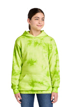 Load image into Gallery viewer, Port &amp; Co ®  Youth Crystal Tie-Dye Pullover Hoodie PC144Y

