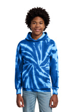 Load image into Gallery viewer, Port &amp; Co ®  Youth Tie-Dye Pullover Hooded Sweatshirt. PC146Y
