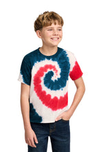Load image into Gallery viewer, Port &amp; Co ®  Youth Tie-Dye Tee. PC147Y
