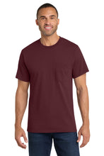 Load image into Gallery viewer, Port &amp; Co ®  Core Cotton Pocket Tee. PC54P
