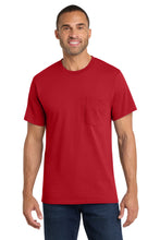 Load image into Gallery viewer, Port &amp; Co ®  Core Cotton Pocket Tee. PC54P
