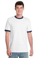Load image into Gallery viewer, Port &amp; Co ®  Core Cotton Ringer Tee.  PC54R

