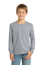 Load image into Gallery viewer, Port &amp; Co ®  Youth Long Sleeve Core Cotton Tee. PC54YLS
