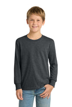 Load image into Gallery viewer, Port &amp; Co ®  Youth Long Sleeve Core Cotton Tee. PC54YLS
