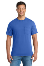 Load image into Gallery viewer, Port &amp; Co ®  Tall Core Blend Pocket Tee. PC55PT
