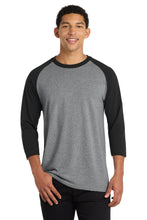 Load image into Gallery viewer, Port &amp; Co ®  Core Blend 3/4-Sleeve Raglan Tee. PC55RS
