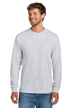 Load image into Gallery viewer, Port &amp; Co ®  Tall Long Sleeve Essential Pocket Tee. PC61LSPT

