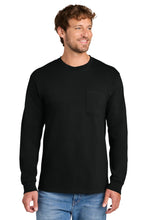 Load image into Gallery viewer, Port &amp; Co ®  Long Sleeve Essential Pocket Tee.  PC61LSP
