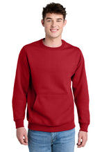 Load image into Gallery viewer, Port &amp; Co ®  Core Fleece Crewneck Pocket Sweatshirt PC78PKT
