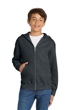 Load image into Gallery viewer, Port &amp; Co ®  Youth Core Fleece Full-Zip Hooded Sweatshirt PC78YZH
