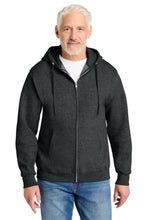 Load image into Gallery viewer, Port &amp; Co ®  Core Fleece Full-Zip Hooded Sweatshirt. PC78ZH
