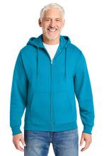 Load image into Gallery viewer, Port &amp; Co ®  Core Fleece Full-Zip Hooded Sweatshirt. PC78ZH
