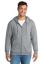 Load image into Gallery viewer, Port &amp; Co ®  Fan Favorite Fleece Full-Zip Hooded Sweatshirt. PC850ZH
