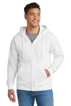 Load image into Gallery viewer, Port &amp; Co ®  Fan Favorite Fleece Full-Zip Hooded Sweatshirt. PC850ZH
