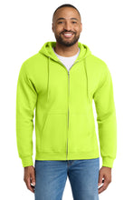 Load image into Gallery viewer, Port &amp; Co ®  Tall Essential Fleece Full-Zip Hooded Sweatshirt. PC90ZHT
