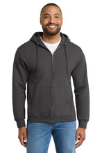 Load image into Gallery viewer, Port &amp; Co ®  Essential Fleece Full-Zip Hooded Sweatshirt.  PC90ZH
