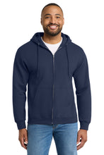 Load image into Gallery viewer, Port &amp; Co ®  Essential Fleece Full-Zip Hooded Sweatshirt.  PC90ZH
