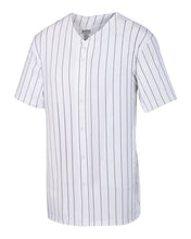 Load image into Gallery viewer, Augusta Sportswear - Pinstripe Full Button Baseball Jersey
